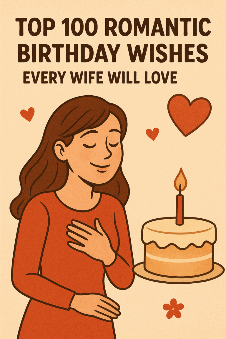 Top 100 Romantic Birthday Wishes Every Wife Will Love