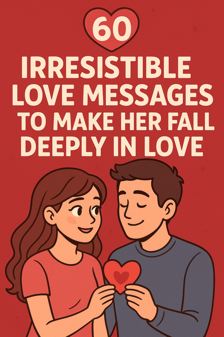 60 Irresistible Love Messages to Make Her Fall Deeply in Love