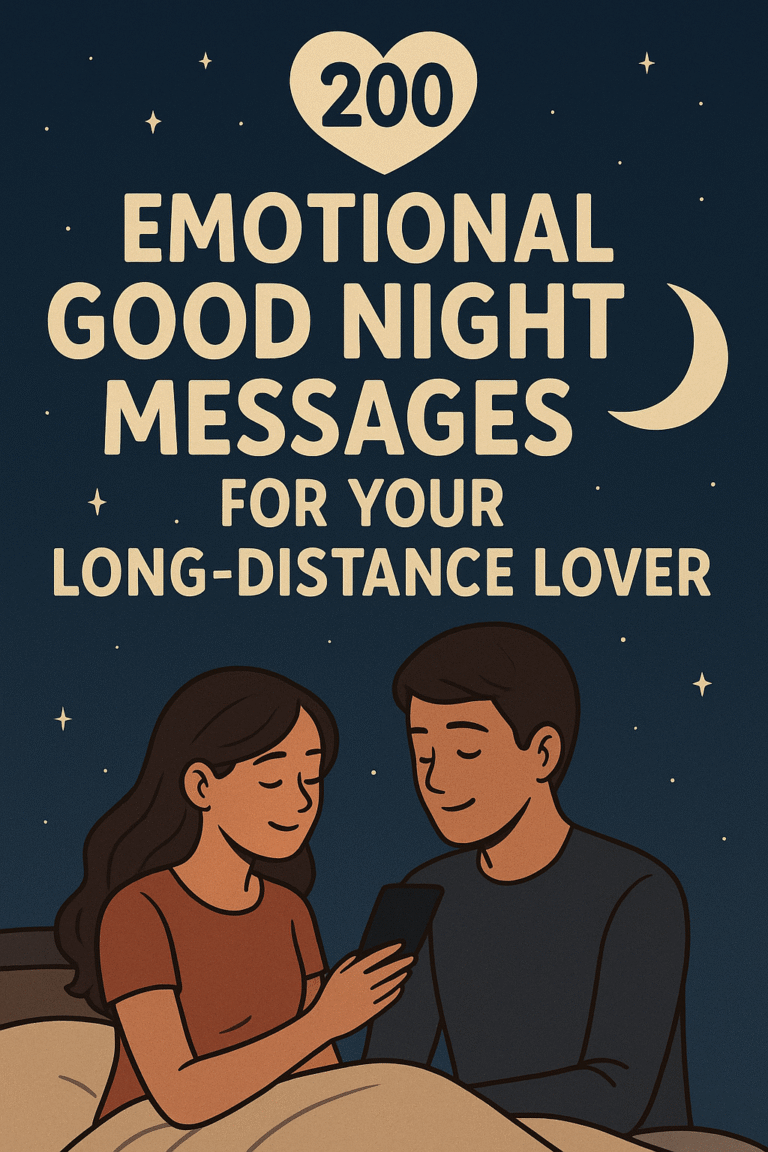 200 Emotional Good Night Messages for Your Long-Distance Lover
