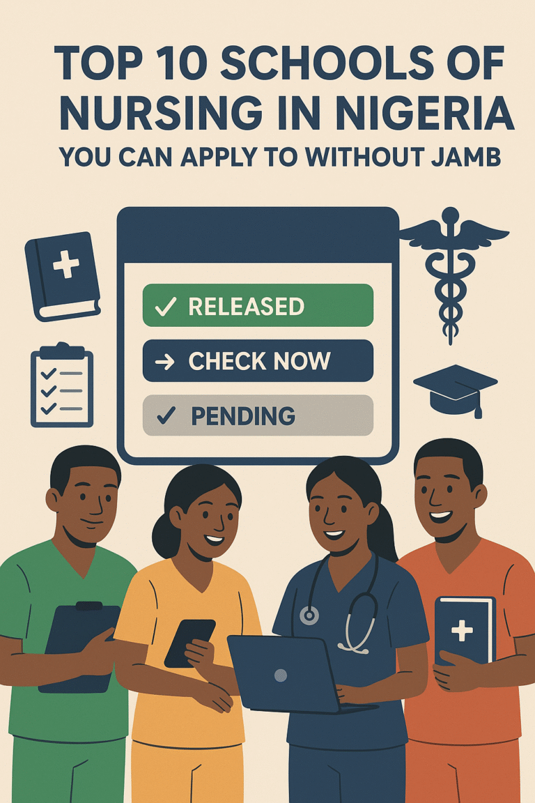 Top 10 Schools of Nursing in Nigeria You Can Apply to Without JAMB