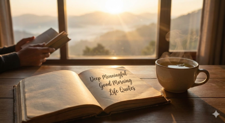 Deep Meaningful Good Morning Life Quotes: Wisdom for Your Day