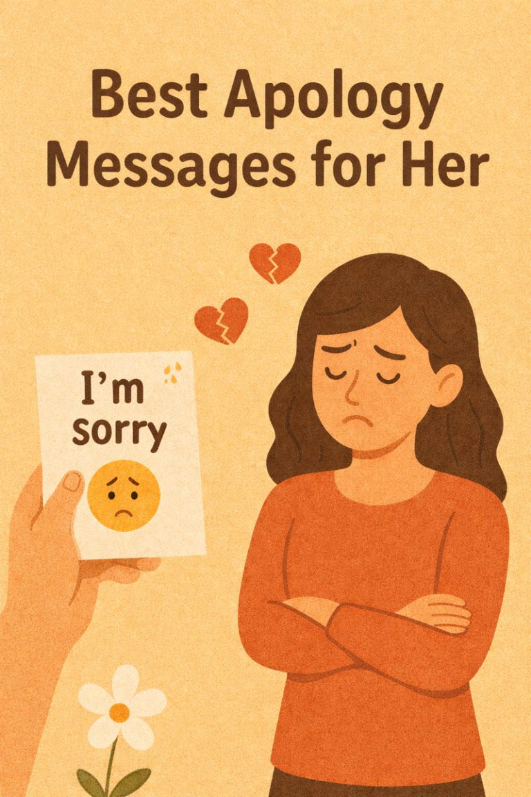 60 Best Apology Messages for Her After a Misunderstanding (Romantic & Sincere)