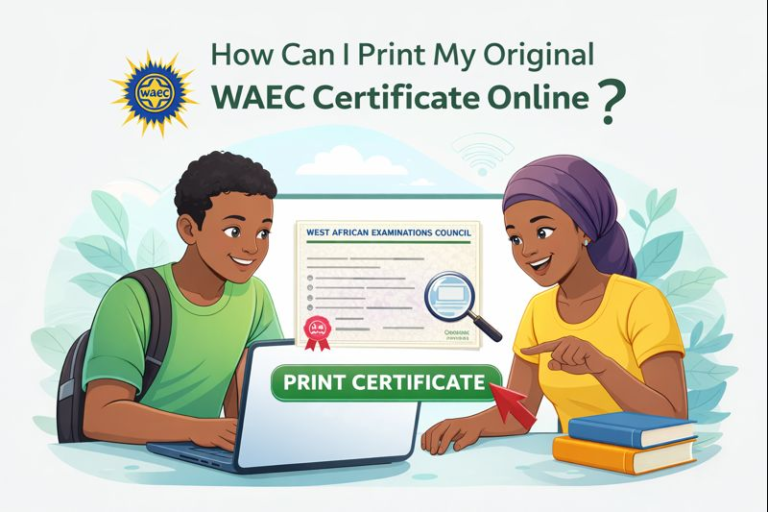 How Can I Print My Original WAEC Certificate Online? Step-by-Step Guide (2026 Update)