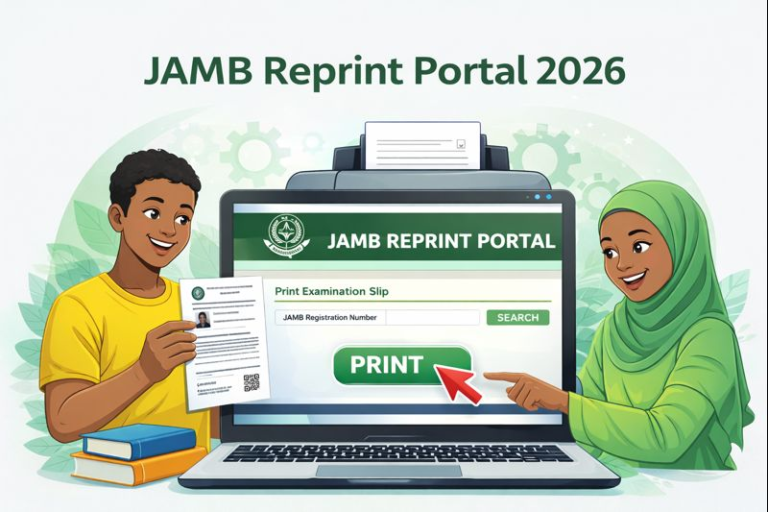 JAMB Reprint Portal 2026: How to Reprint JAMB Slip Without Issues