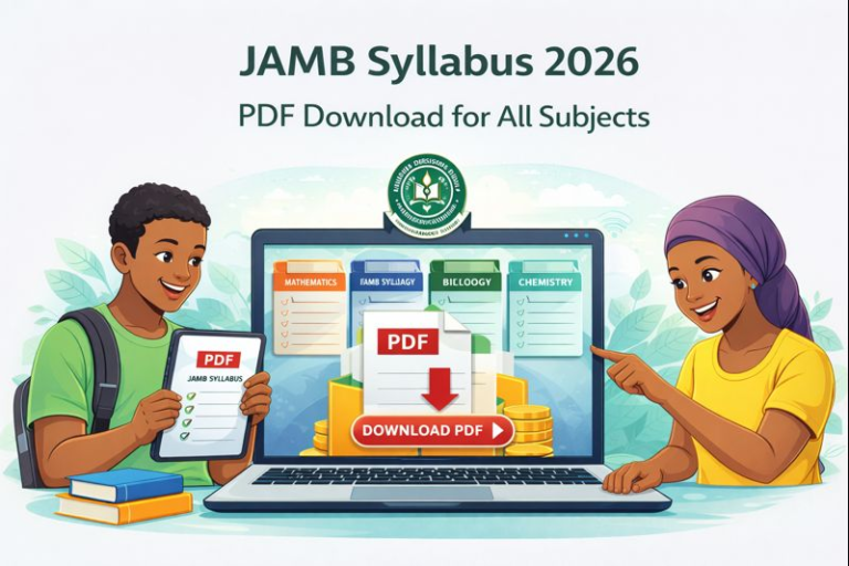 JAMB Syllabus 2026 PDF Download for All Subjects (Latest Update)