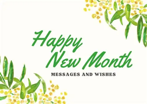 Happy New Month Wishes