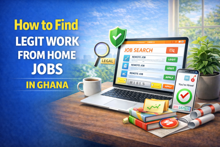 How to Find Legit Work from Home Jobs in Ghana