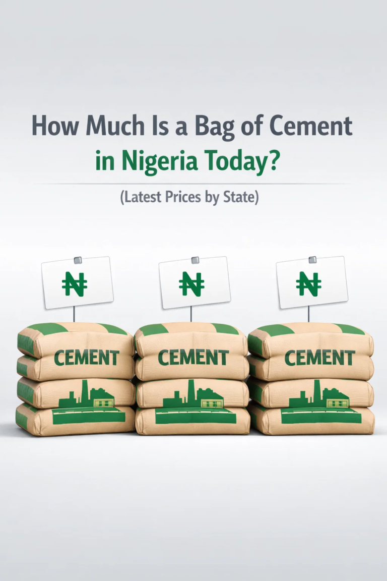How Much Is a Bag of Cement in Nigeria Today? (Latest Prices by State)