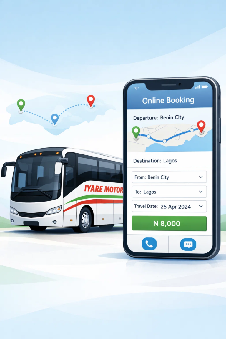 Iyare Motors Online Booking: Current Prices, Routes & Contact