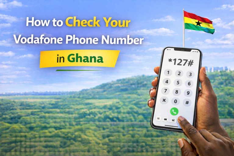 How to Check Your Vodafone Phone Number in Ghana
