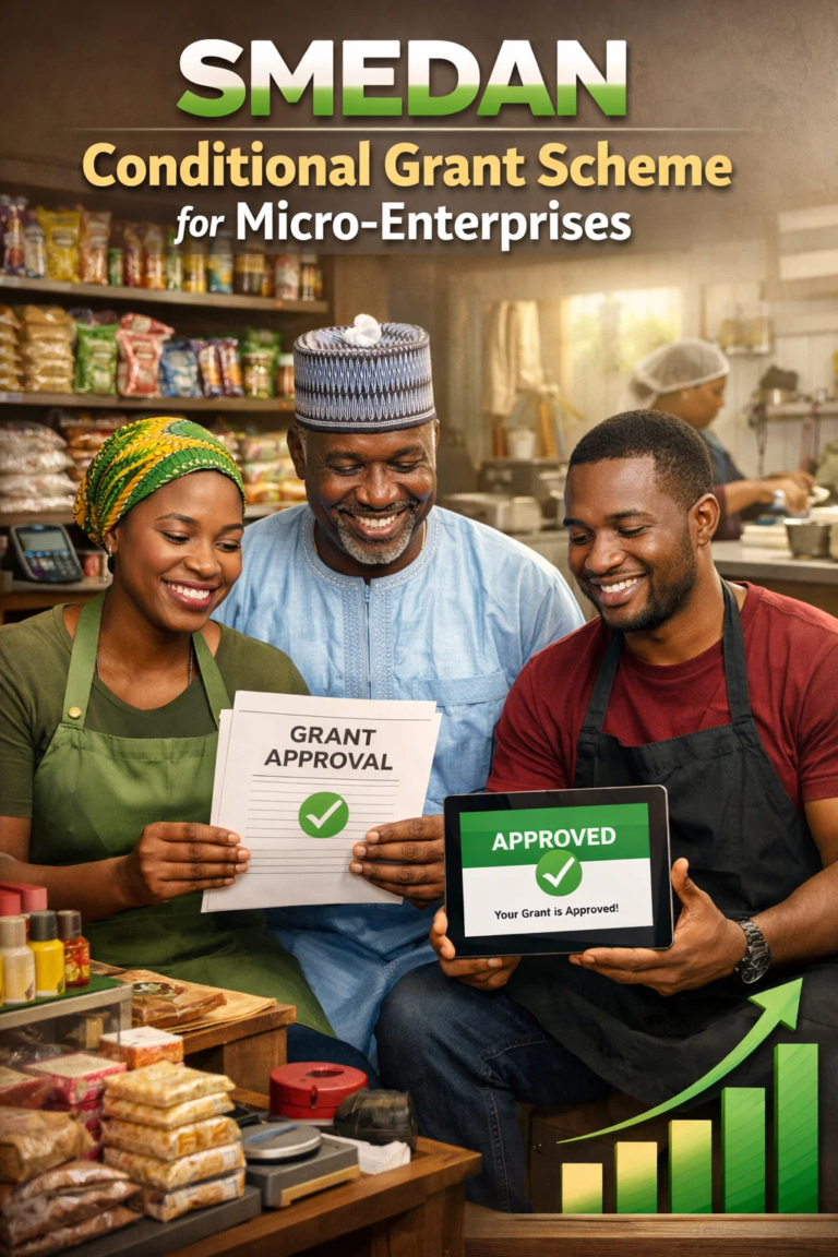SMEDAN Conditional Grant Scheme for Micro-Enterprises: How to Apply