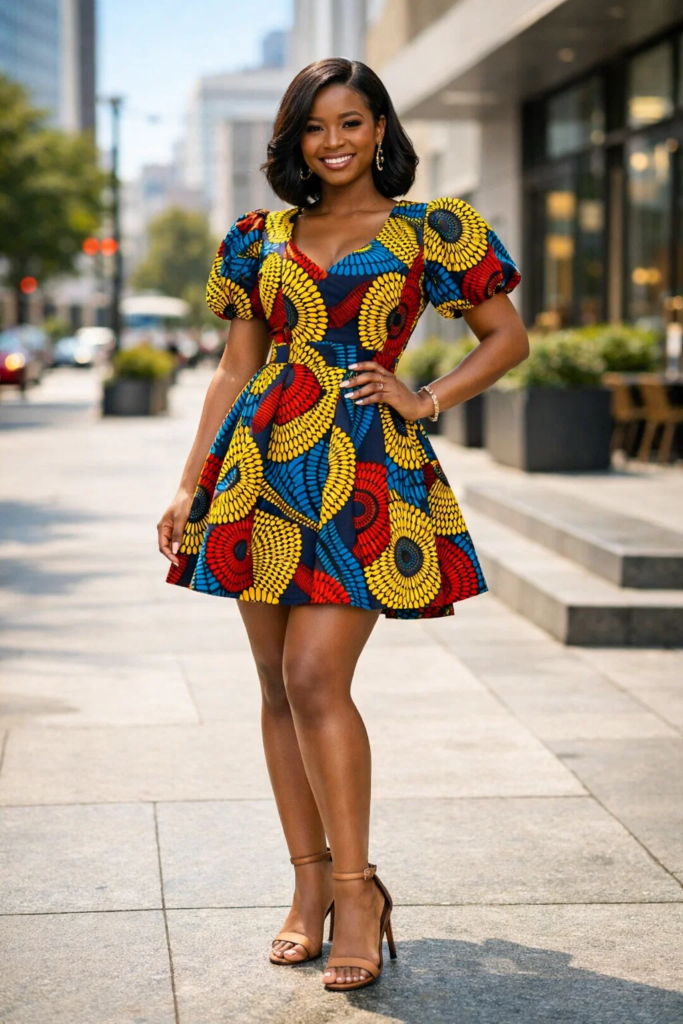 Ankara Short Gown Styles