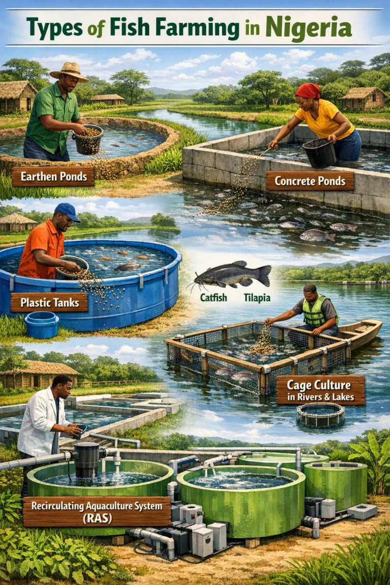 Types of Fish Farming in Nigeria: Methods, Costs and Profitability