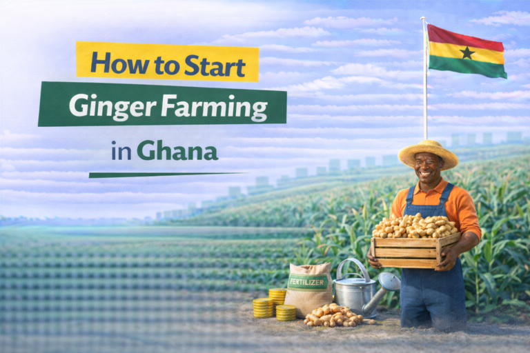 How to Start Ginger Farming in Ghana