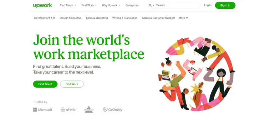 Upwork: Online Jobs in Ghana that Pay through Mobile Money