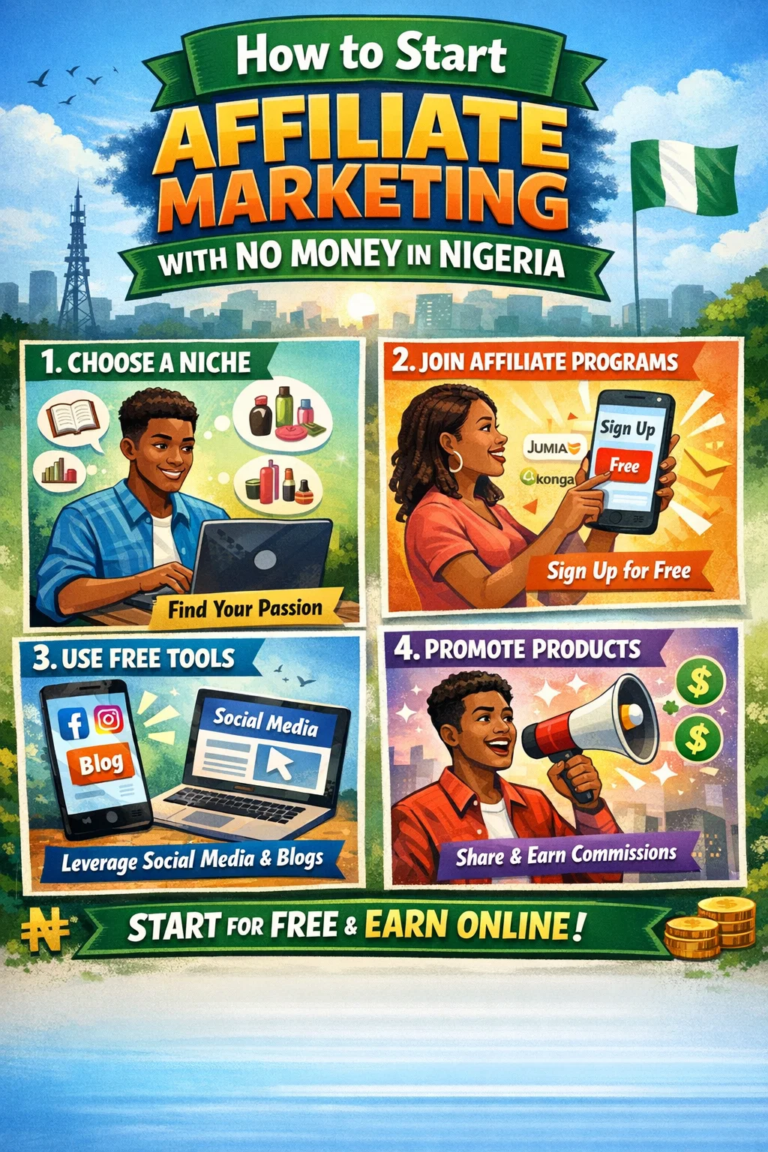 How to Start Affiliate Marketing with No Money in Nigeria
