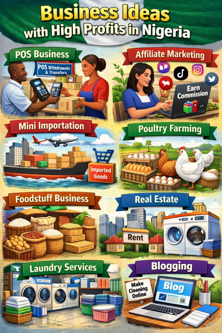 Business Ideas with High Profits in Nigeria: 20 Lucrative Ventures to start Now