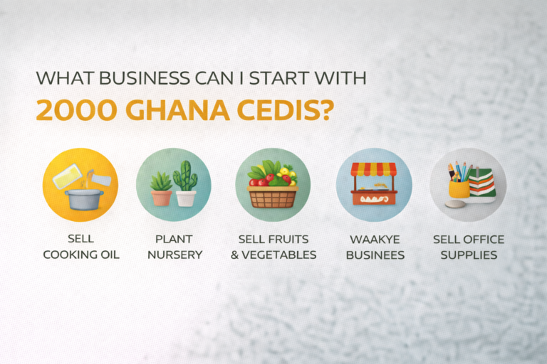 What Business Can I Start with 2000 Ghana Cedis?
