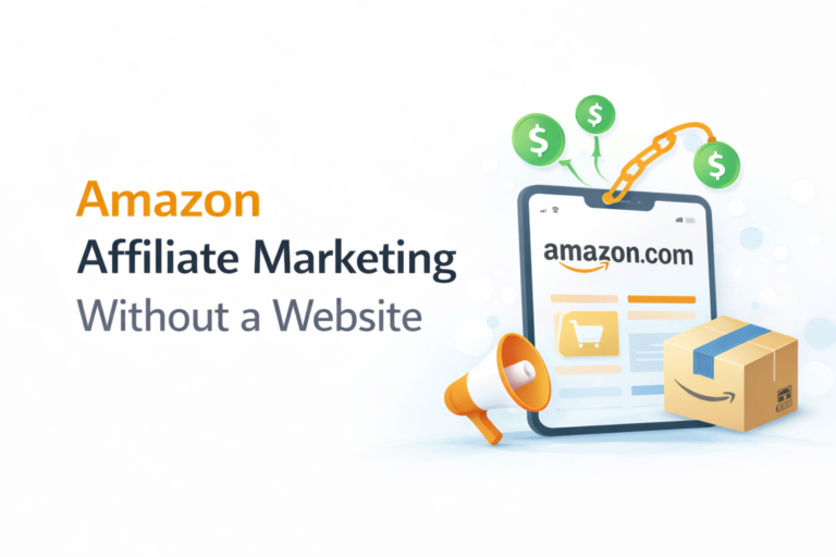 Amazon Affiliate Marketing Without a Website: A Complete Beginner’s Strategy