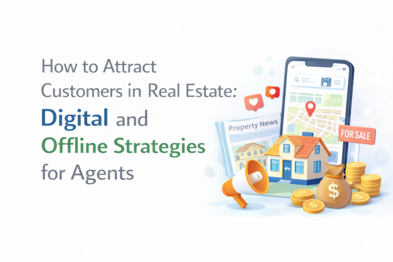How to Attract Customers in Real Estate: Digital and Offline Strategies for Agents