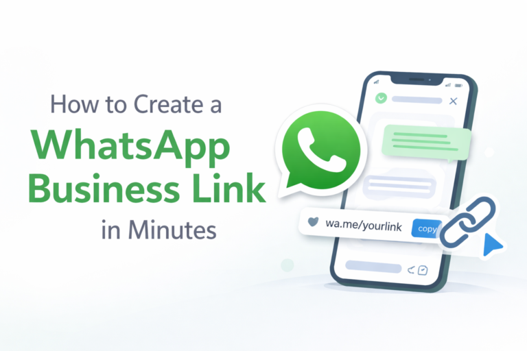 How to Create a WhatsApp Business Link in Minutes (Step-by-Step Guide)