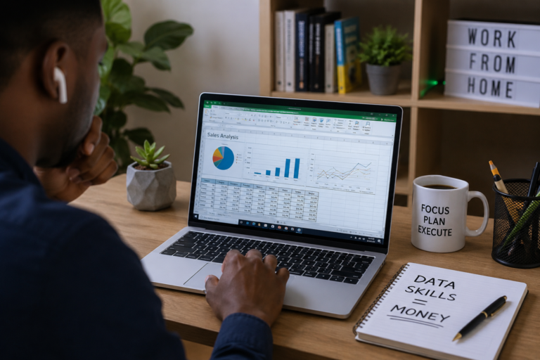 How to Make Money with Excel Data Analysis from Home (Beginner to Pro)